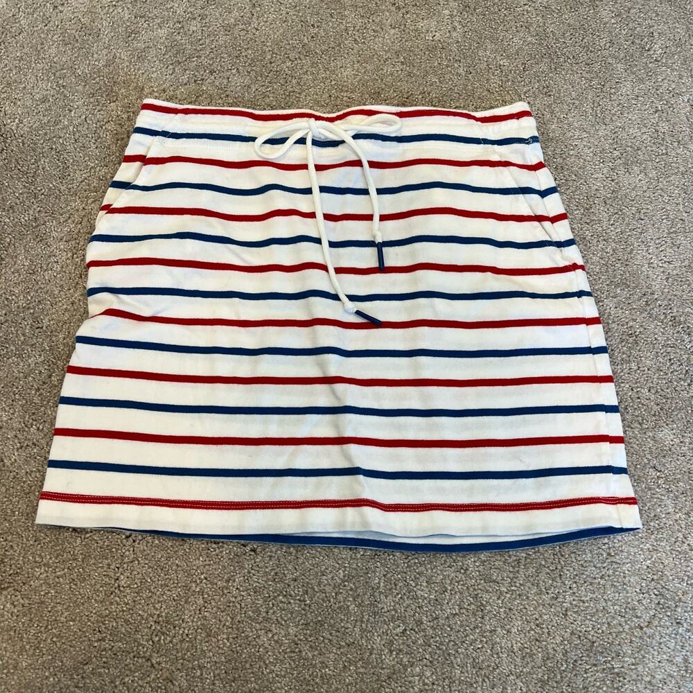 Vineyard Vines Red and Blue Striped Mini Skirt